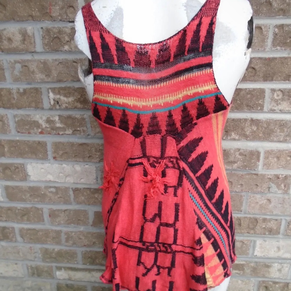 Free People Knit Sleeveless Top / Blouse Sz XS - Picture 2 of 3